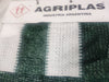 Agriplas Media Sombra Rayada 80 % Azul Blanca X 5 Metros 1