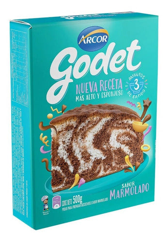 Godet Arcor - Pre Mezcla Para Bizcochuelo - Marmolado 0