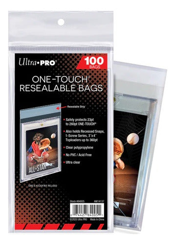 Ultra Pro One-Touch Resealable Bags X 10 0