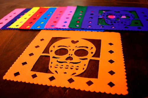 CALAVERITAS Authentic Mexican Garland / Artisanal Banners, Cut-Out 4