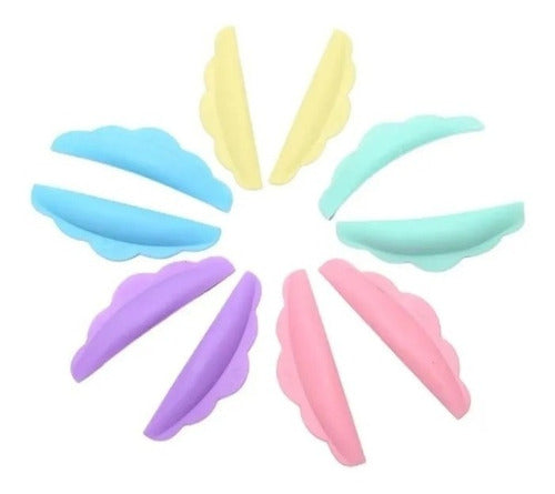 Reusable Silicone Curler Set 10 Units in Assorted Colors for Lifting/Perm 2