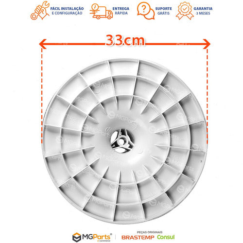 Agitador Lavadora Brastemp E Consul W10882241 Original 4