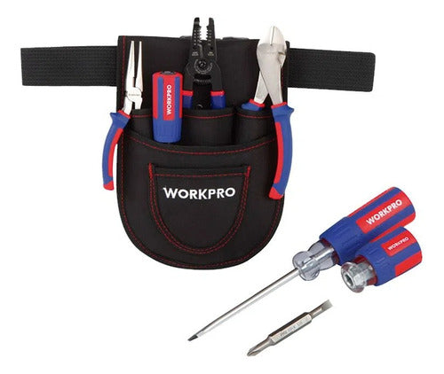 Workpro 7-Piece Electrician Tool Set with Pouch 0