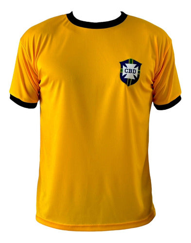Brazil 1970 Pele Retro T-shirt 0