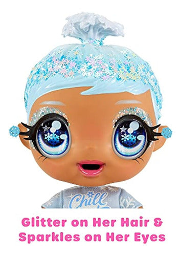 Mga's Glitter Babyz January Snowflake Baby Doll Con 3 Mágico 3