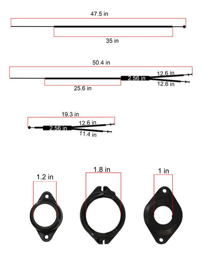 Weeras Cable De Freno Y Carcasa, Cables De Freno De Bicicle. 3