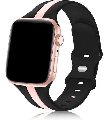 Malla Para Apple Watch Black Pink / - 38mm/40mm/41mm 0