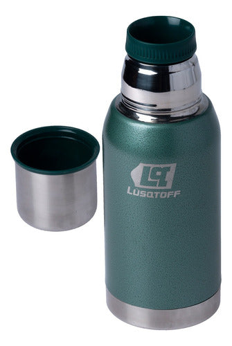 Lüsqtoff Stainless Steel Thermal Flask 750cc Hot/Cold Green 2