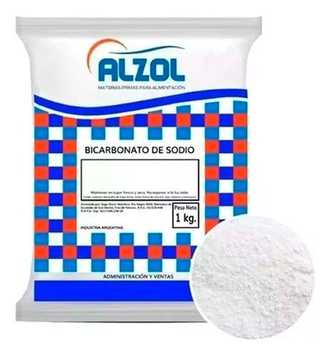 Alzol Bicarbonato De Sodio 1/2kg Fracc Cotillon Sergio Once 0