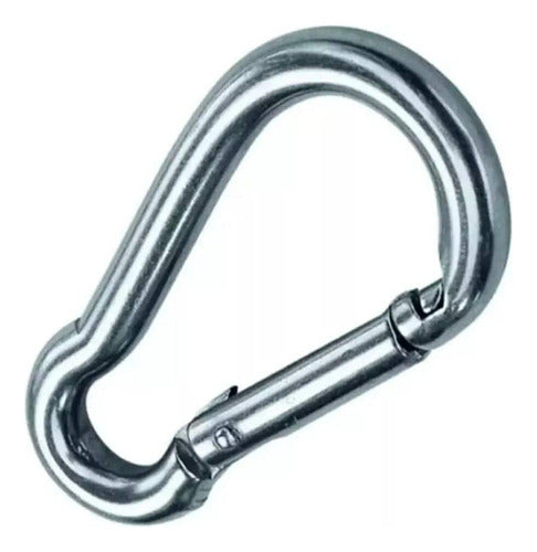 GMP Galvanized Steel Carabiner 10 X 100 Mm Pack of 5 0