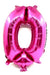 Tu Mundo Metallic Number Balloons 41 cm Fuchsia 1