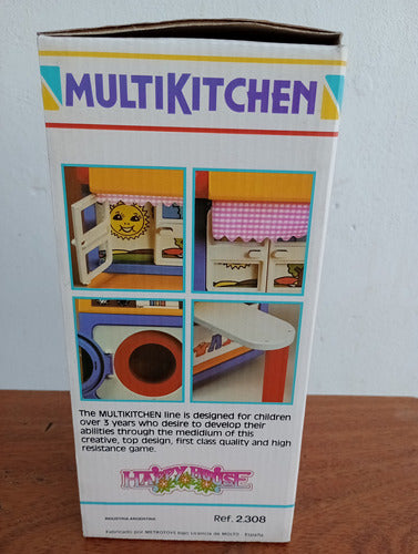 Tabla De Lavar Happy House. Multi-cocina Casa Muñeca 80s Arg 6