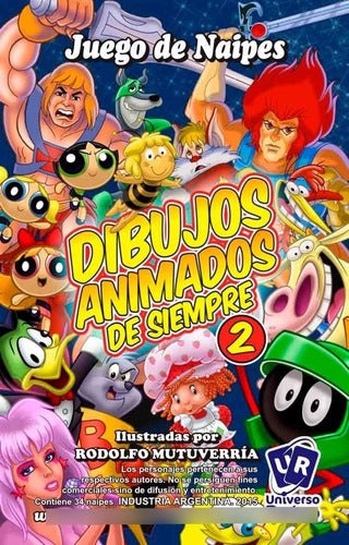 Los Dibujos Animados De Siempre 2- Juego De Naipes- Universo 0