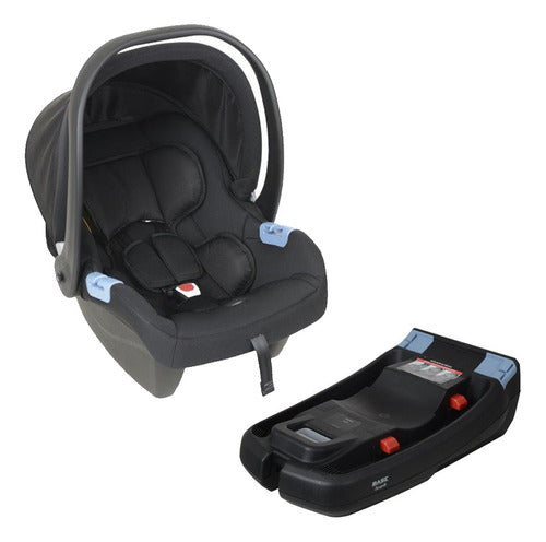 Bebê Conforto Materna Preto E Base Belted - Burigotto 0