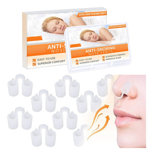 Set of 4 Nasal Dilators Anti-Snoring Nose Breathing Sports 0