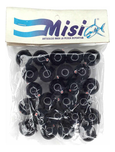 Misi Boyas Esferas 15mm - Pack of 25 for Contest Fishing - Pejerrey 1