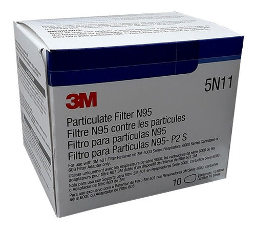 3M Prefiltro 5N11 Para Particulas X 2 Unidades (121118) 1