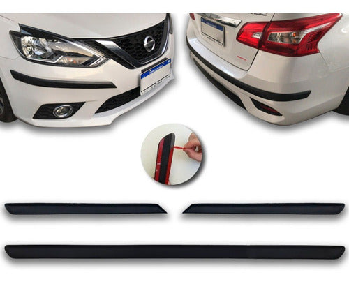 Kenny Nissan Sentra 2020 Red Bumper Protection 1