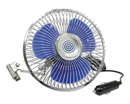 MX MAX TUNING Ventilador 12V Oscilante 8 Pulgadas Metálico Auto Camioneta 1