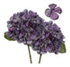 GnFlus Hortensias Artificiales Diametro 17,7cm X 2u.- Gris Purpura 0