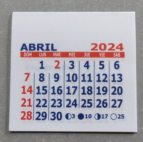 COPIADO FRANCO Calendar Mignon 2023 X 1000 U. 5 X 5cm. Unpunched 1