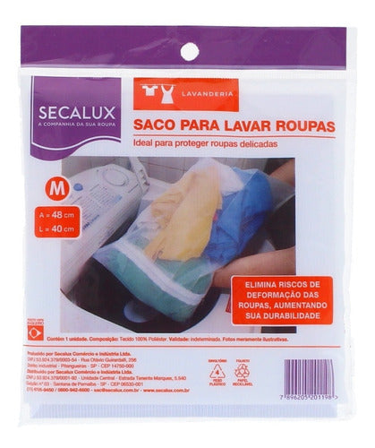 Bolsa Para Lavar Ropa Delicada 48 X 40cm Con Cierre 0