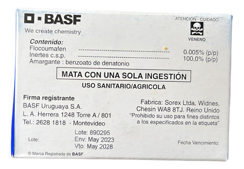 Veneno Mata Ratas Ratones Pastilla Azul - Storm Basf X 100gr 1