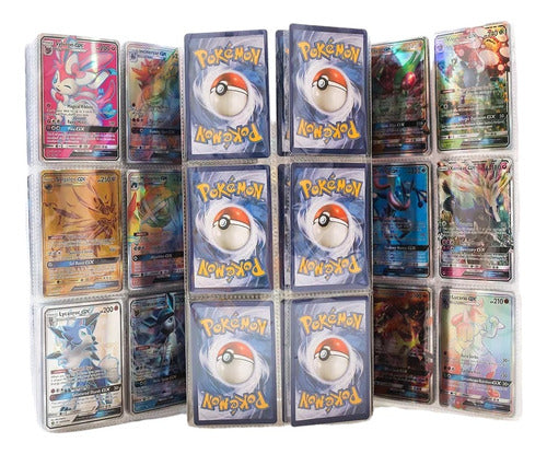 Álbum Cartas Pokémon - Capacidad 432 Cartas + 10 Cartas Gx 0