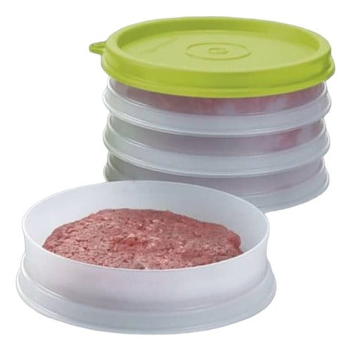 Tupperware® Burger Holder Set of 4 Containers - BPA Free 0