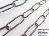 Patagonia Style Lamp Chain 211 - Pack of 10 Units - 1 Meter Each - Copper Color 1