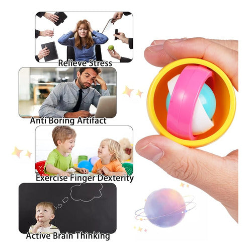 Scione 24 Pack Party Favor Fidget Toys For Kids - Fidget Gyr 3