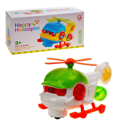 RMH Children's Helicopter with Sounds, Music, Lights, and Movement - 20 cm 4