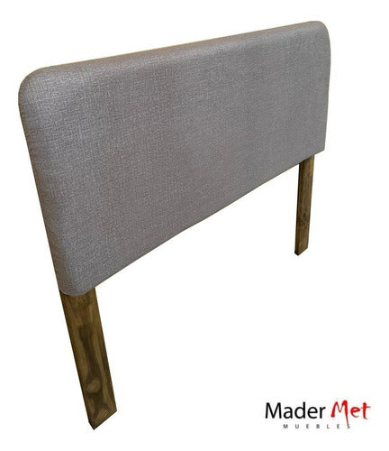 Madermet Muebles Cabecera Tapizado En Pana O Chenille Respaldo De Cama 150 Cm 1