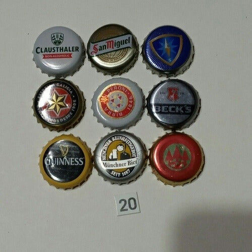 Lote Nº 20  Chapitas Tapitas De Cerveza  Importadas 0