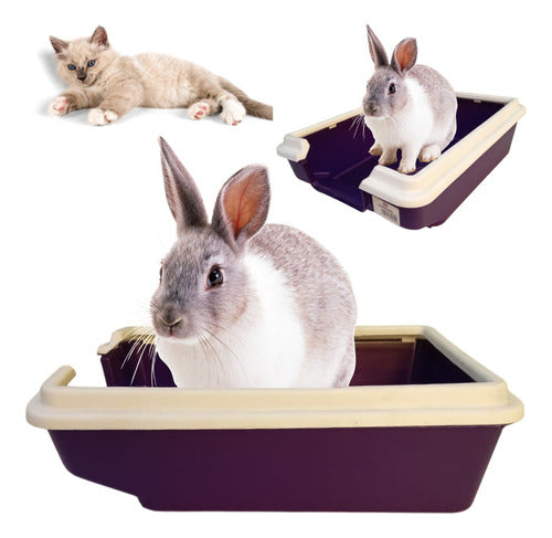 Rabbit Rodent Small Sanitary Tray Litter Box 1
