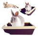 Rabbit Rodent Small Sanitary Tray Litter Box 1