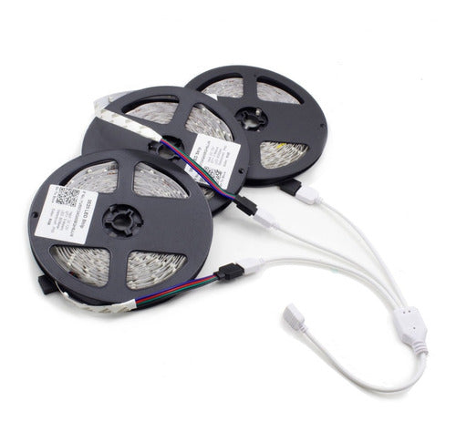 Pemai Splitter 4 Pin with Round Cable - Ideal for RGB LED Strips 1 to 3 1