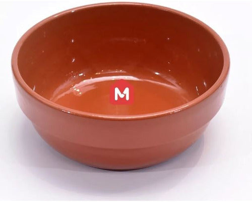 Terrina Enameled Clay Pot Set 24 cm + 6 Stackable Enameled Casserole 16 cm for Oven 2