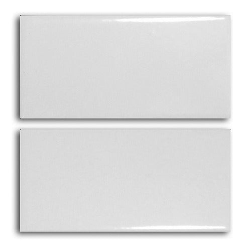 Gabriella Subway White Glossy Tile 7.5x15 Smooth 1