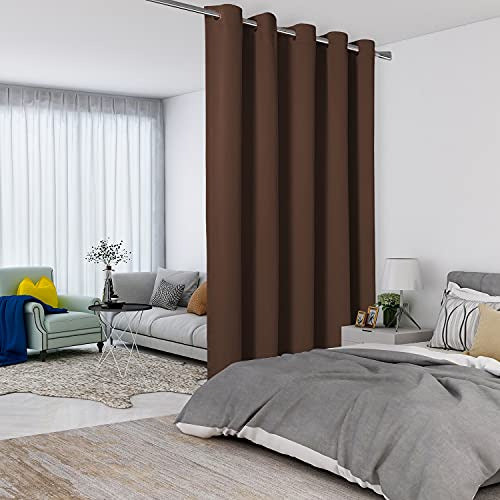 Lordtex Cortinas Divisoras De Habitacion Color Chocolate 0