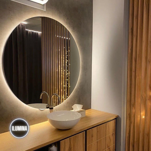 Ilumina Deco Modern Round LED Bathroom Mirror 50cm 5