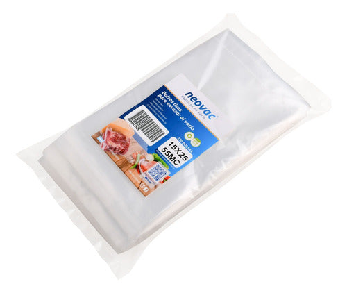 Neovac Vacuum Bags X 100 Units High Barrier 55 Microns 18x25 Cm 0