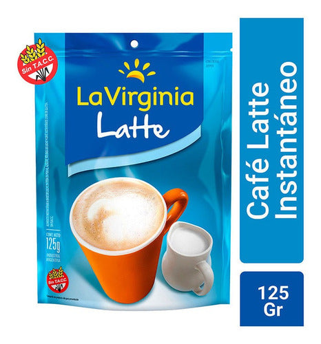 La Virginia Cafe Latte Instantaneo Doypack Sin Tacc X 125 Gr 1