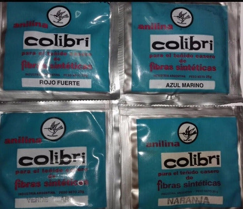 Colibri Synthetic Dyes / Anilinas - Pack of 5 Units 0