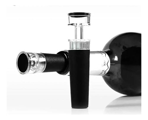 Pirotech Wine Decanter Aerator Combo + Silicone Bottle Stopper 2