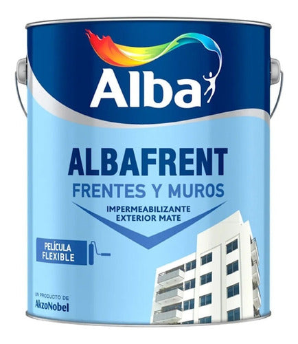 Alba Latex Exterior Paint for Fronts and Walls 4L - Alba X04 0