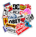Vinyl Stickers Decals x20 Waterproof for Thermos Car Cell Phone 89