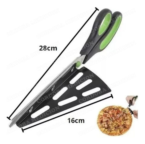 SM Pizza and Tart Cutter Stainless Steel with Base 2