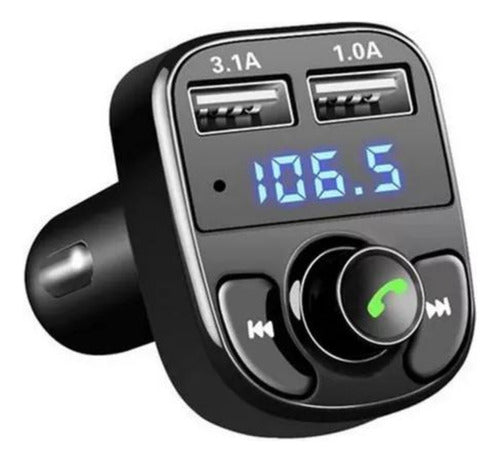 Moon Bluetooth FM Transmitter for Car with USB C MP3 0