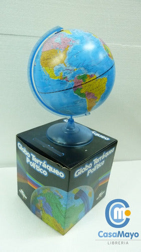 Gloter Globe Terraqueo 20 Cm Politico Base Plastico Ideal Regalo 1